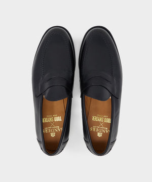 Todd Snyder x Sanders Clive Loafer in Black