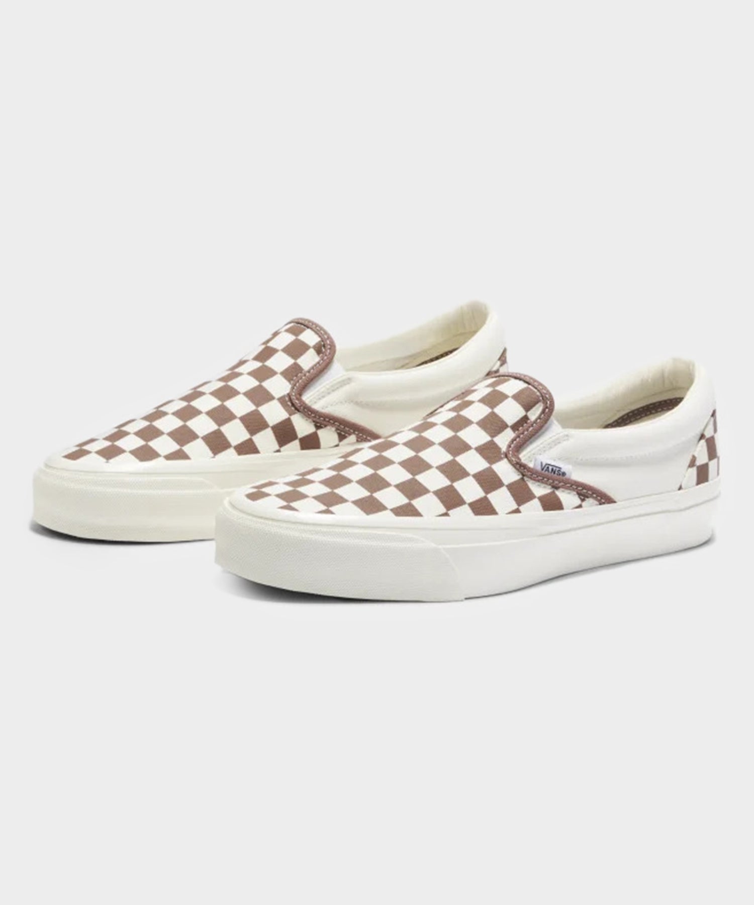 Vans Slip On Re-Issue 98 Coffee & White Check