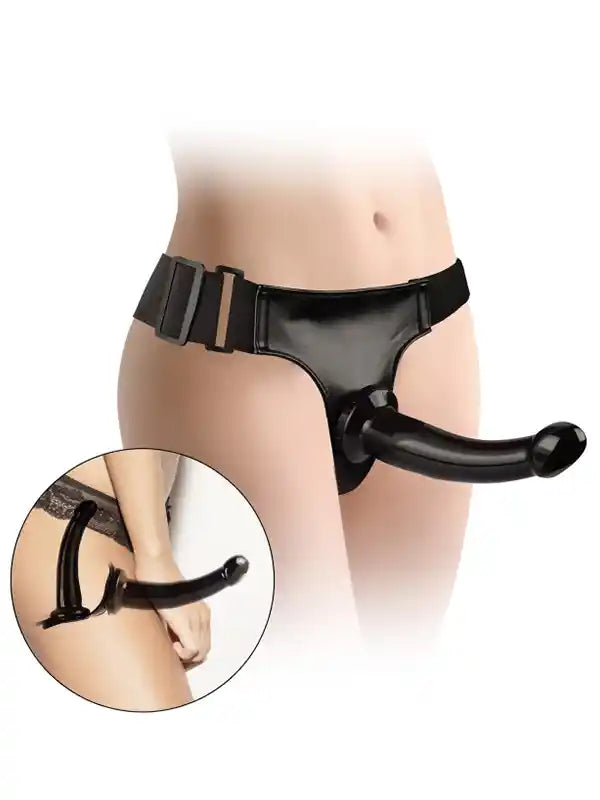 Black Magic Unisex Strap-on Dual Use Dildo