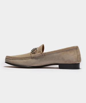 Yuketen Moc Ischia Horsebit Loafer in Suede